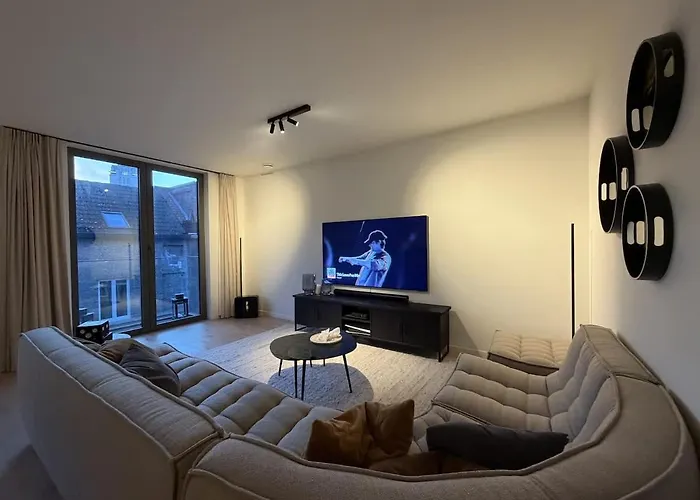 Centrum Ghent, Modern & New, Private Parking Appartement Gand